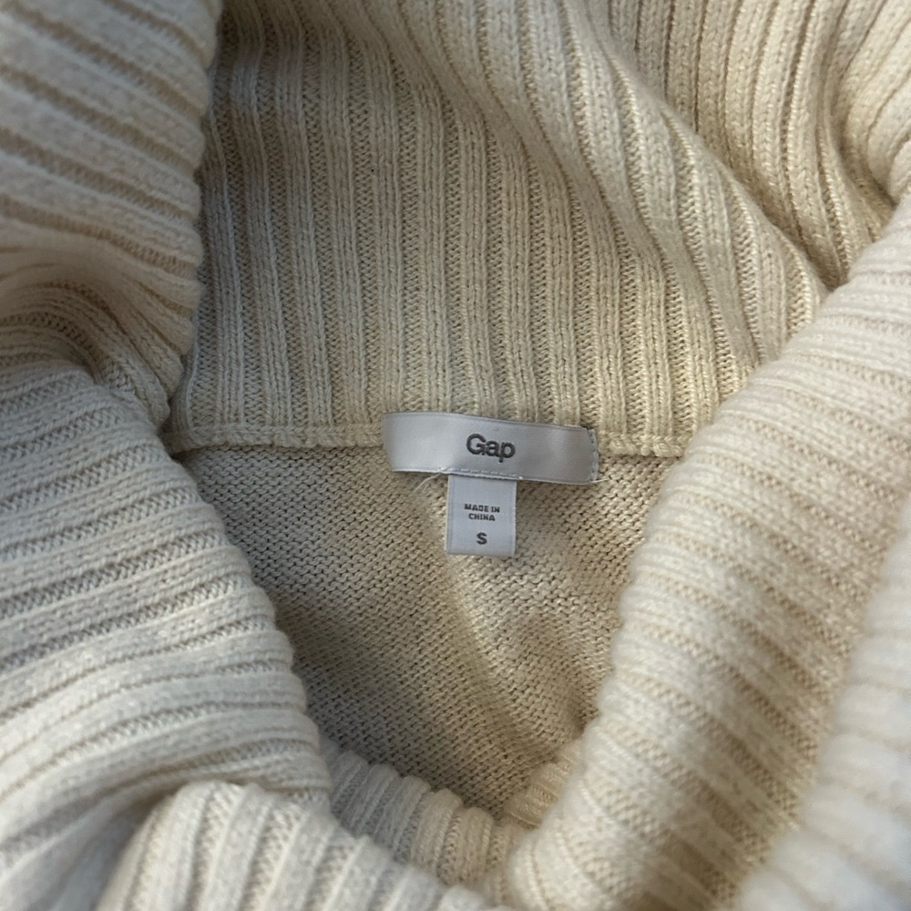 GAP cowl neck sweater in cream